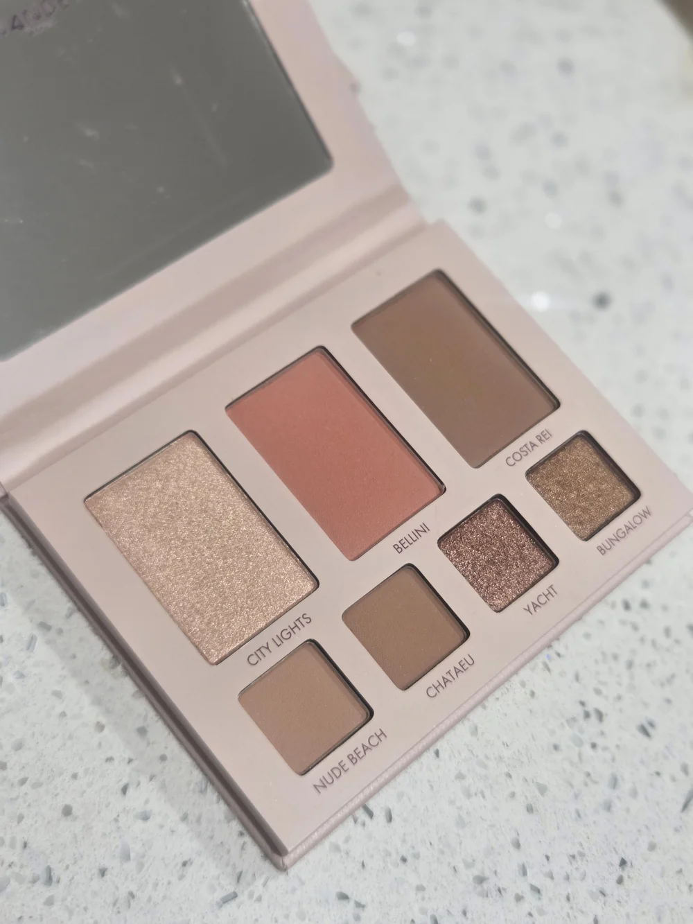 Wander Sunkissed Neutral & Peach Eyeshadow Palette - Bellini & Nude Beach Shades